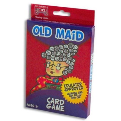 1 Deck Old Maid Kids Playing Cards Game Children Big Box Oversized Cards   